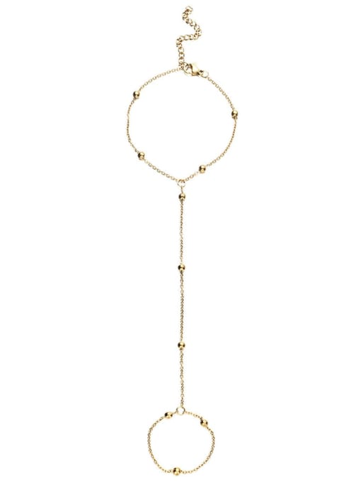 Golden Grace Ring Bracelet