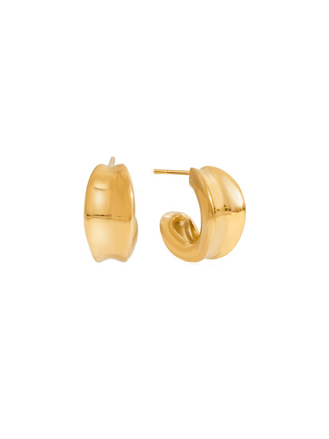 Côte d'Or Gold Curve Earrings