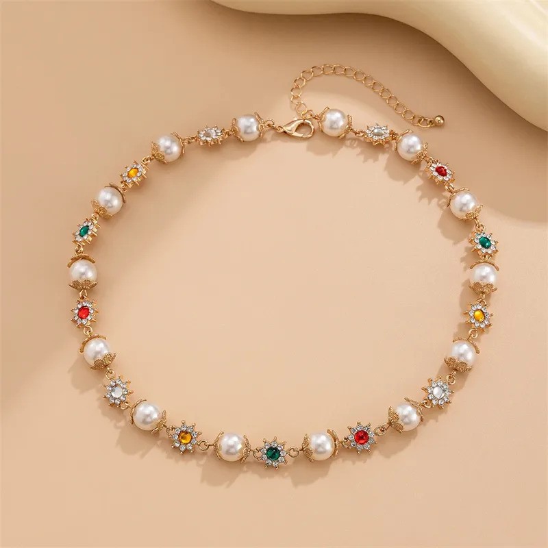 Marisol Gem Garland Necklace
