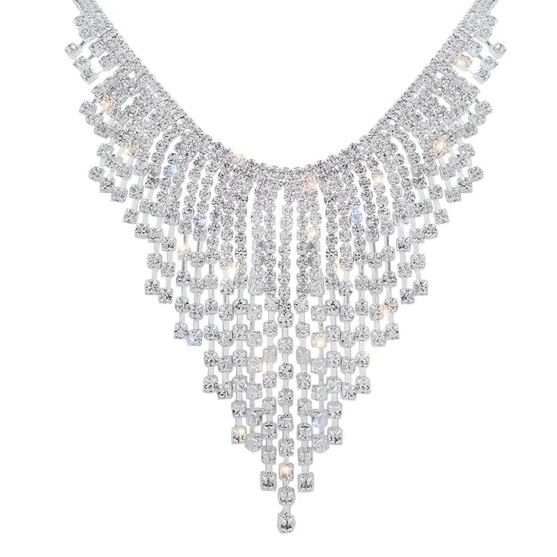 Astrelia Shimmer Drape Necklace